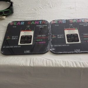 2 Black Chalk Boards for Christmas Wish.
